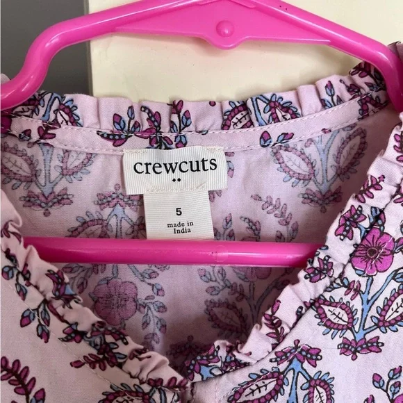 CrewCuts J.Crew Girls Paisley Pink Dress 5 - Picture 2 of 3